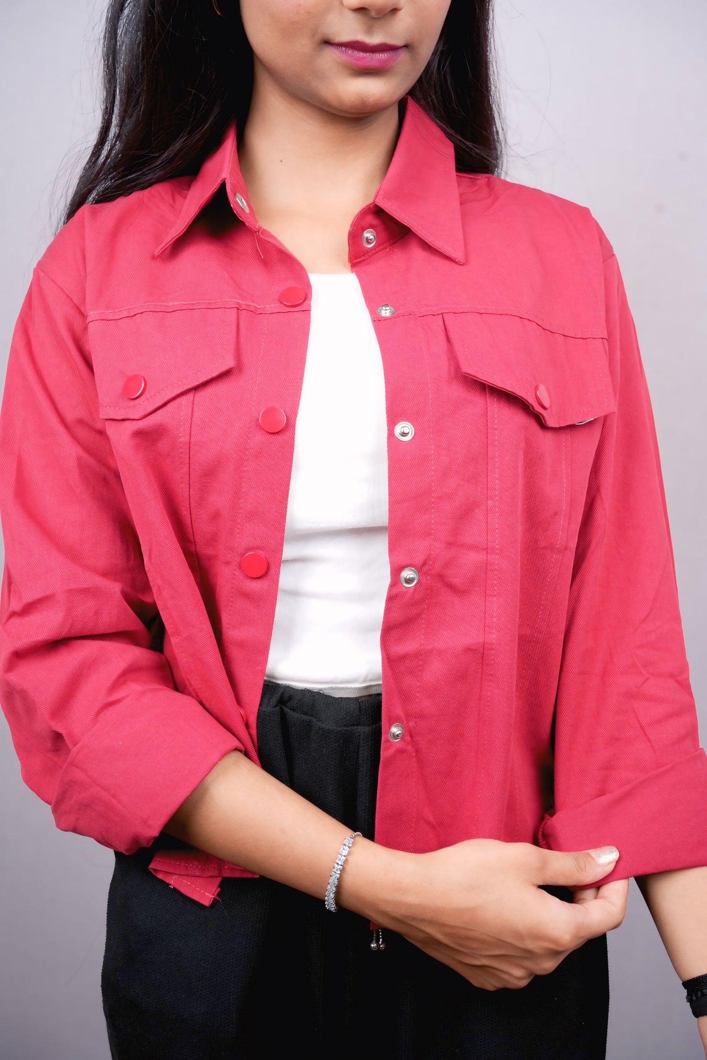 Button-Up Shirt Jacket