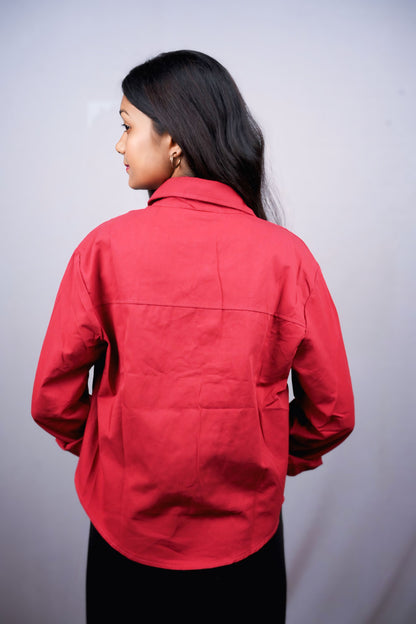 Button-Up Shirt Jacket