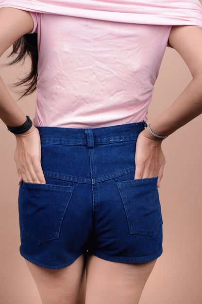 denim shorts